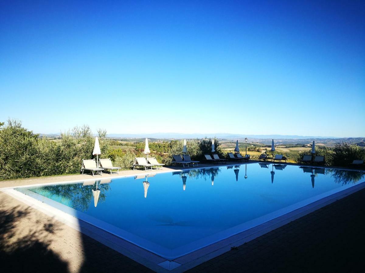 Castello Di Fulignano Soarzio Panoramic Apartment Сан-Джиміньяно Екстер'єр фото