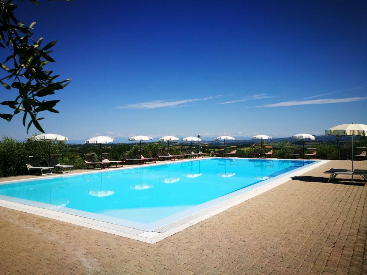 Castello Di Fulignano Soarzio Panoramic Apartment Сан-Джиміньяно Екстер'єр фото